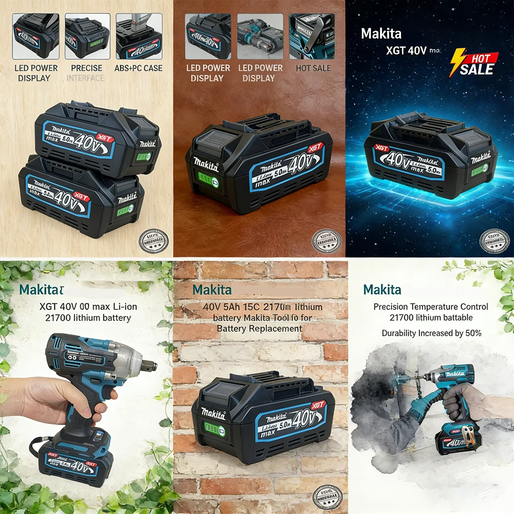 Bateria Original Makita 40V 5. - Makita Power Tools Xgt avaliação e preço