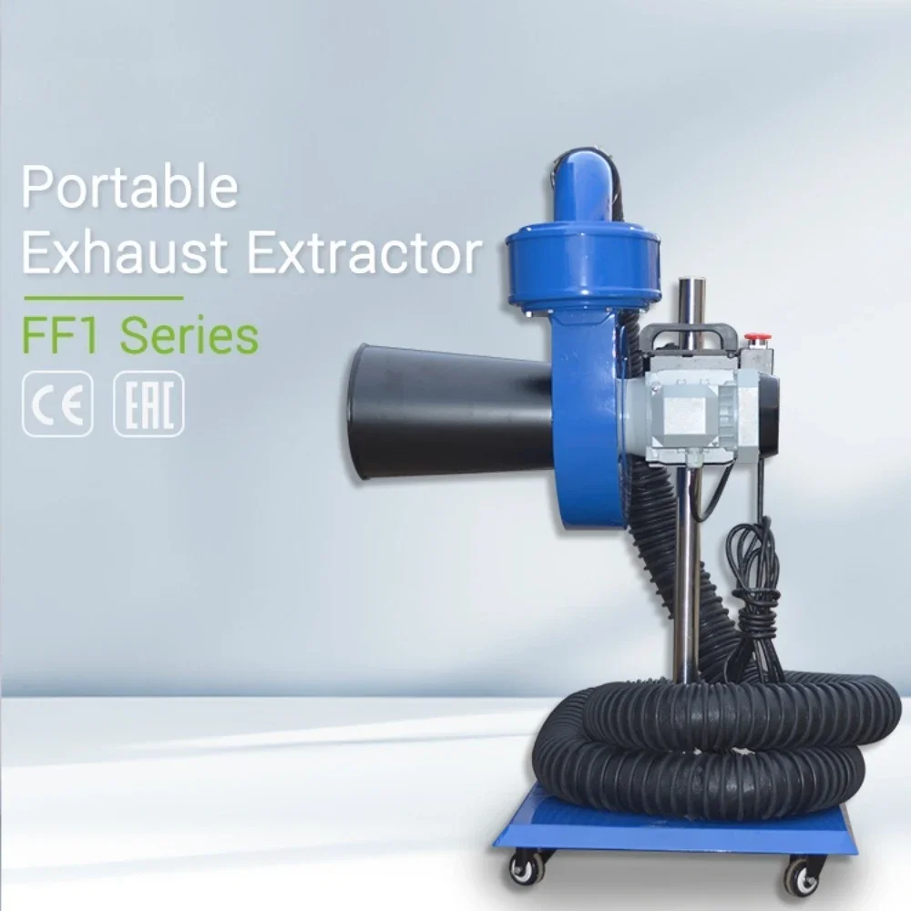 Portable Active Carbon Filter for Exhaust Removal for Motorcycle Repair Shop Vehicle Equipment