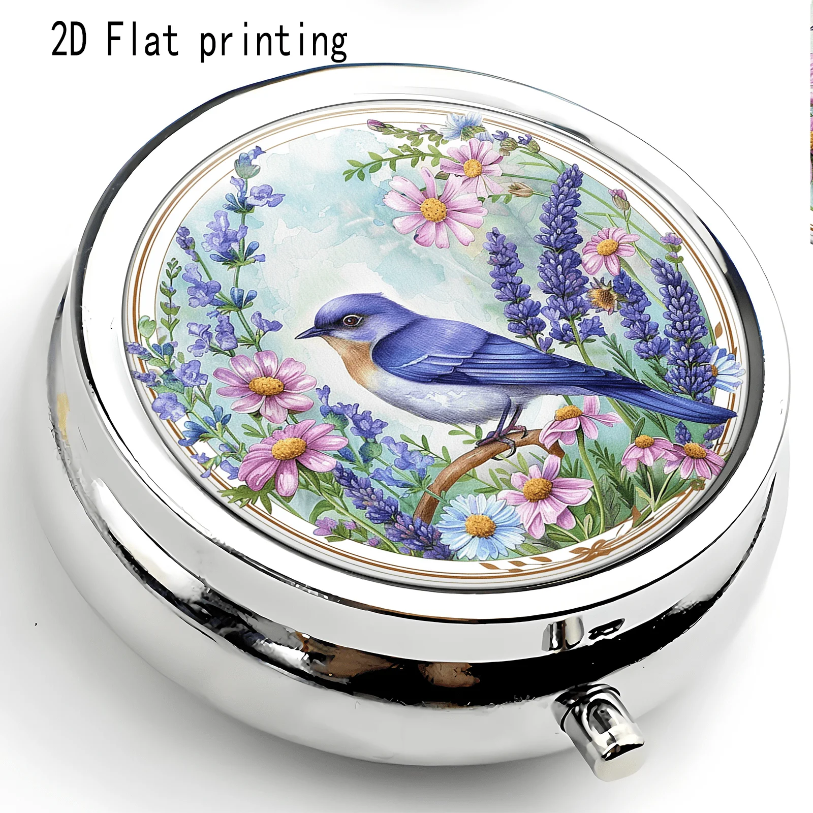 Portable Mini Pill Box, On-The-Go Compartmentalized Pill Storage Box, Travel Sealed Medicine Dispensing Box