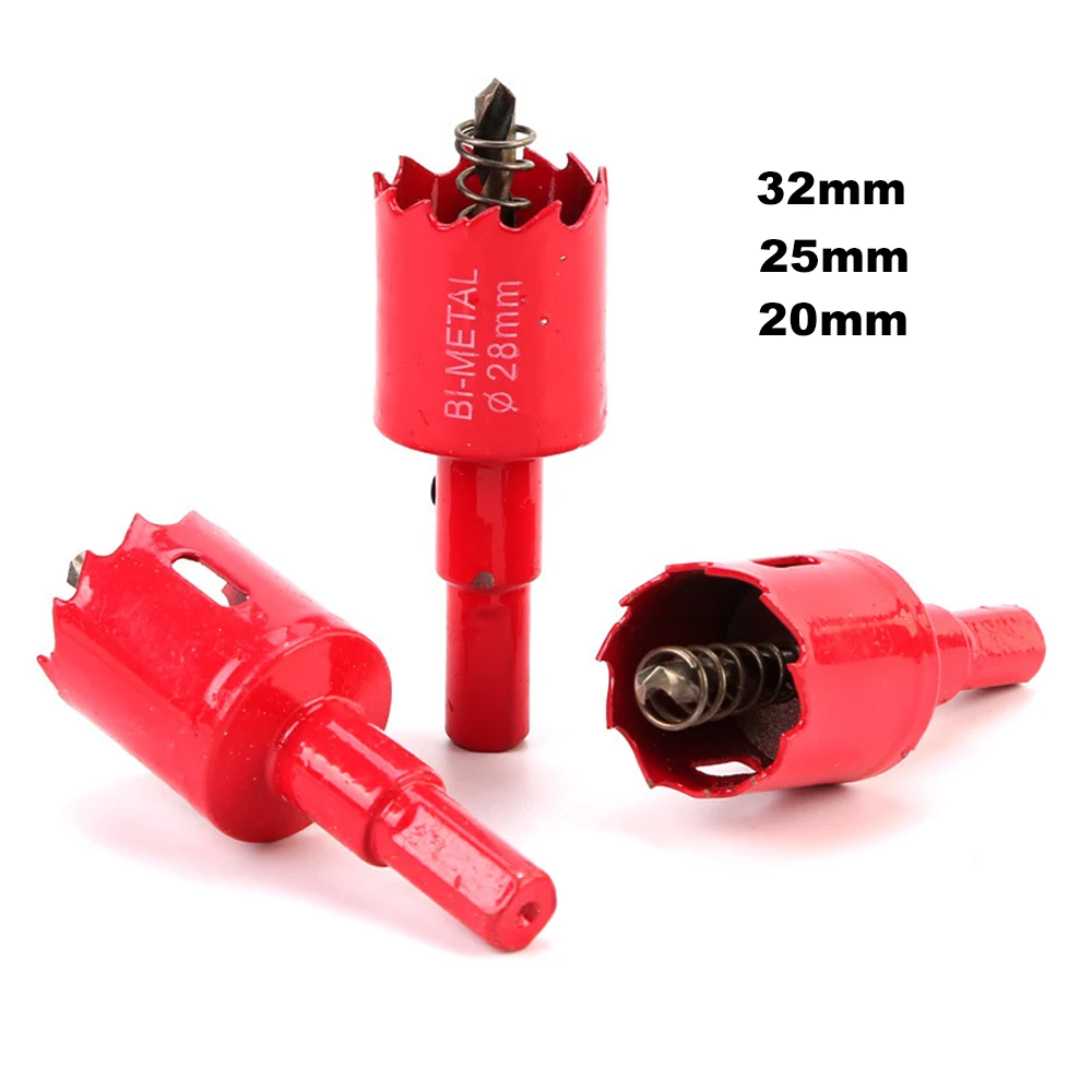Hole Saws Drilling for Wood Plastic PVC Thin Sheet Aluminum Alloy 32mm 25mm 20mm DIY Woodworking Forester Bit Metal Cutting