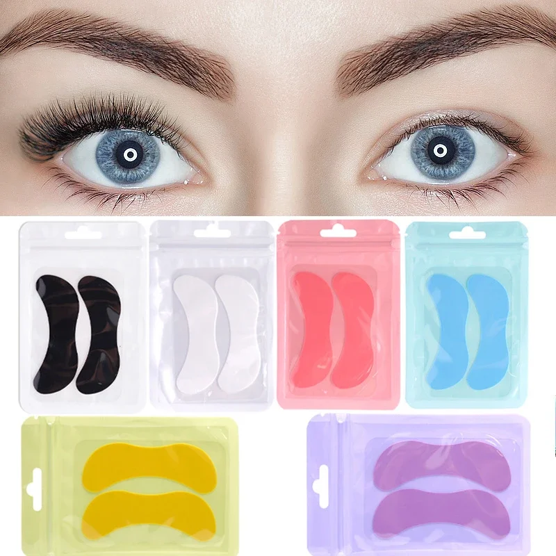 Reusable Silicone Makeup Tools Eye Pads Stripe Lash Lift Eyelash Extension Hydrogel Patches Under Eye Gel Patch Eye Pads