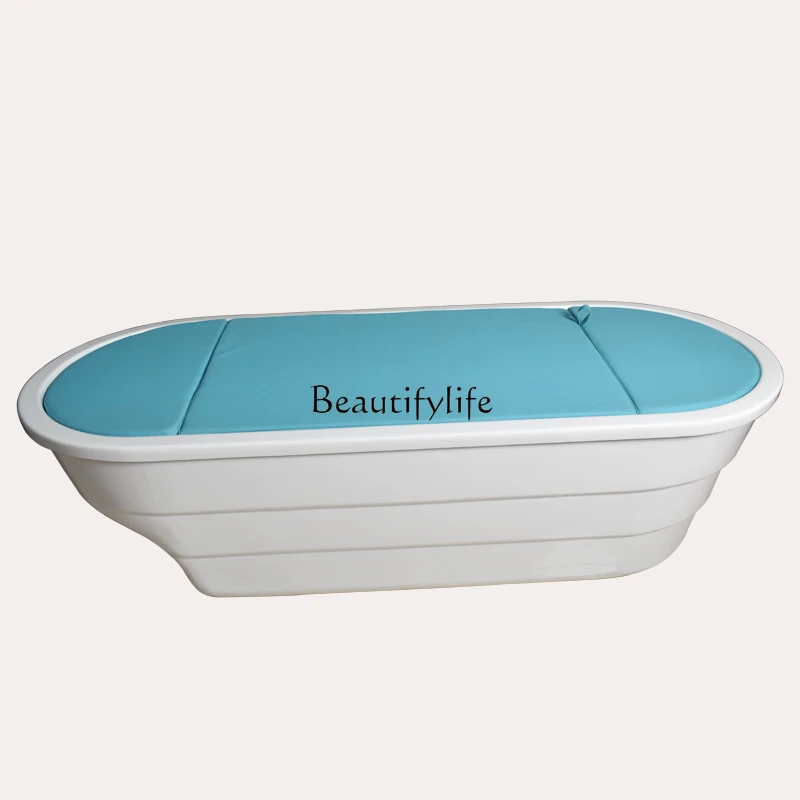 04 material spa shampoo massage bed integrated thickened bathtub special for health center