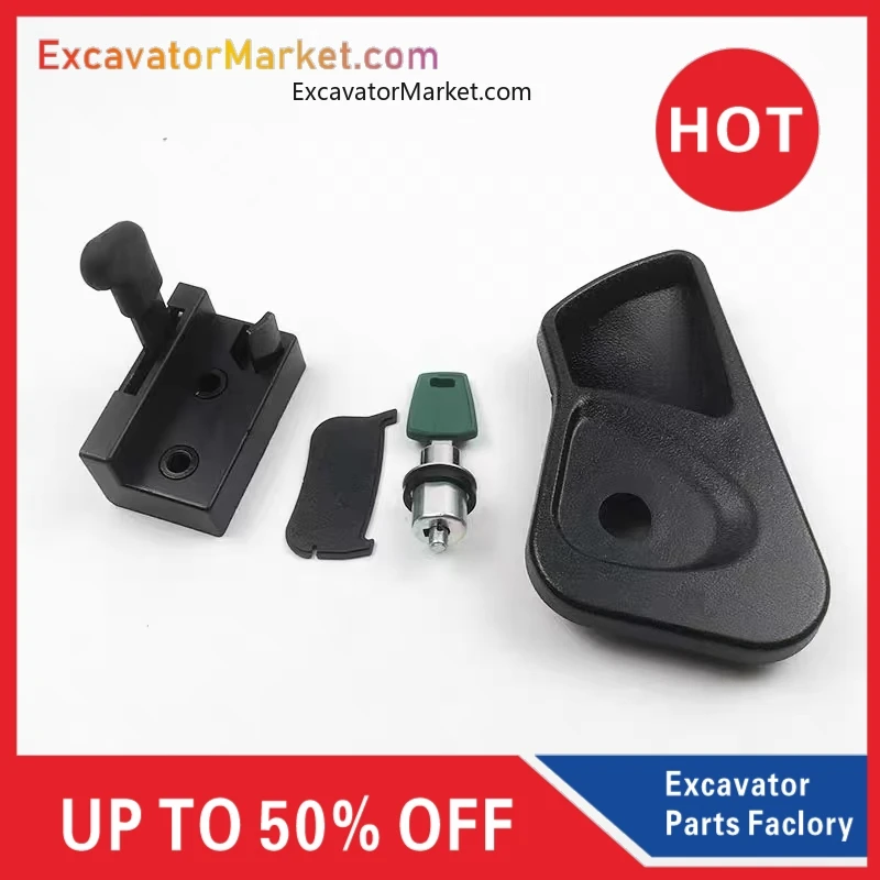 

For Excavator For Volvo EC60 80D Cab Door Lock Assembly Outer Handle Lock Body Lock Core High Quality Excavator