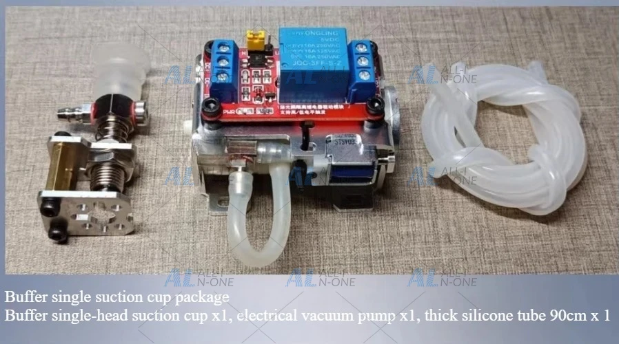 New Large Manipulator Relay Control Suction Cup Robot Arm Vacuum Pump Suction Cup Robotic Claw Gripper for Arduino Robot DIY Kit