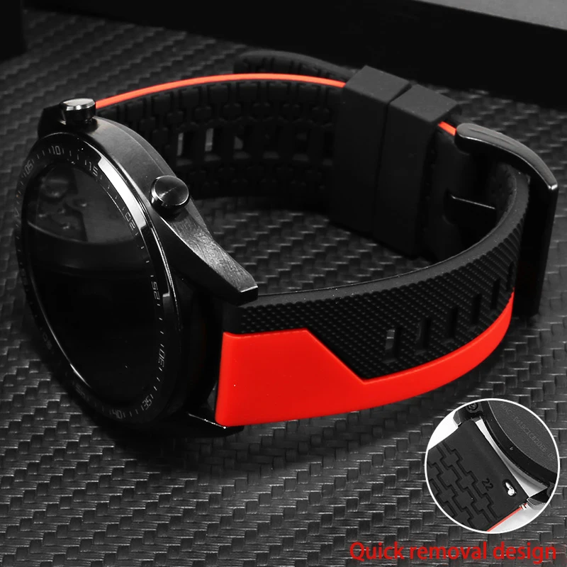 

Replace The Strap With Honor GT/GT2 Pro Waterproof Silicone Watch Band 20/22mm