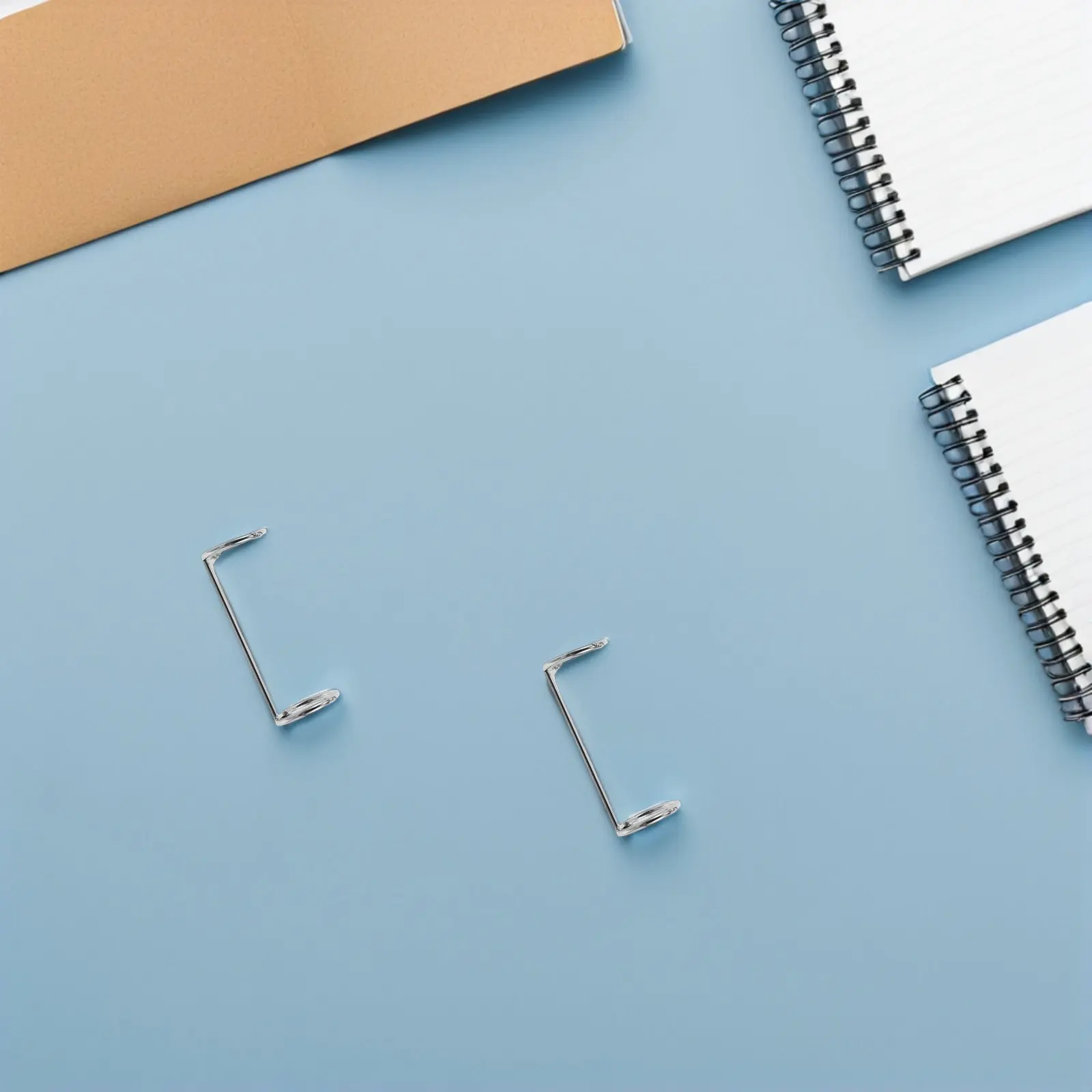 4Pcs Metal Loose Leaf Binder Rings Heavy Duty Snap Snap Closure DIY Scrapbook Album Photo Album Travel Journal Binding