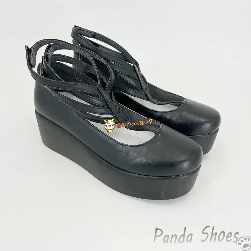 Akemi Homura Cosplay Schuhe Anime Puella Magi Madoka Magica Cos Schwarze Stiefel Cosplay Kostüm Prop Schuhe für Halloween Party