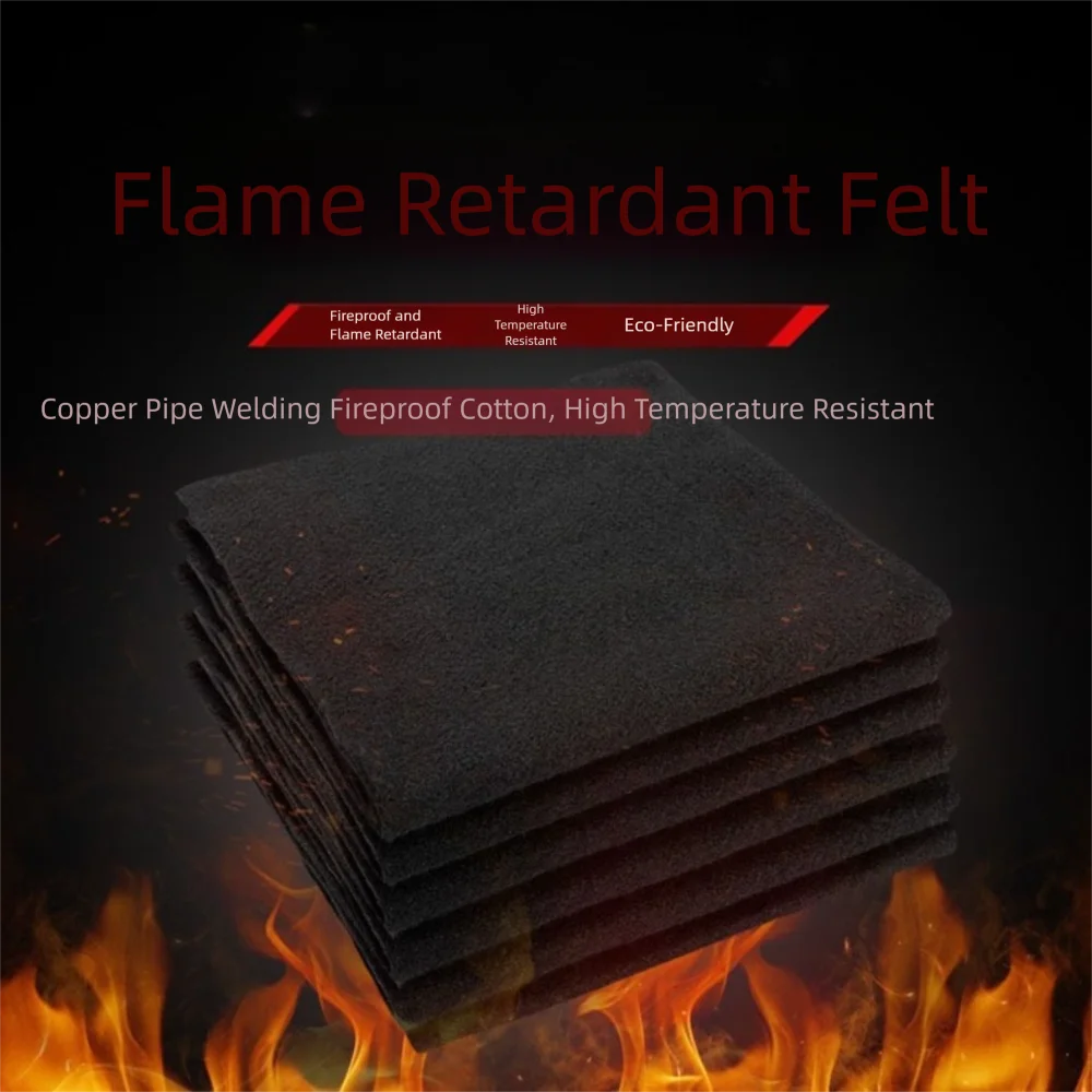 Fireproof Welding Protective Blanket High-temperature Resistant Carbon Fiber Felt Flame-retardant Felt Torch Shield Mat
