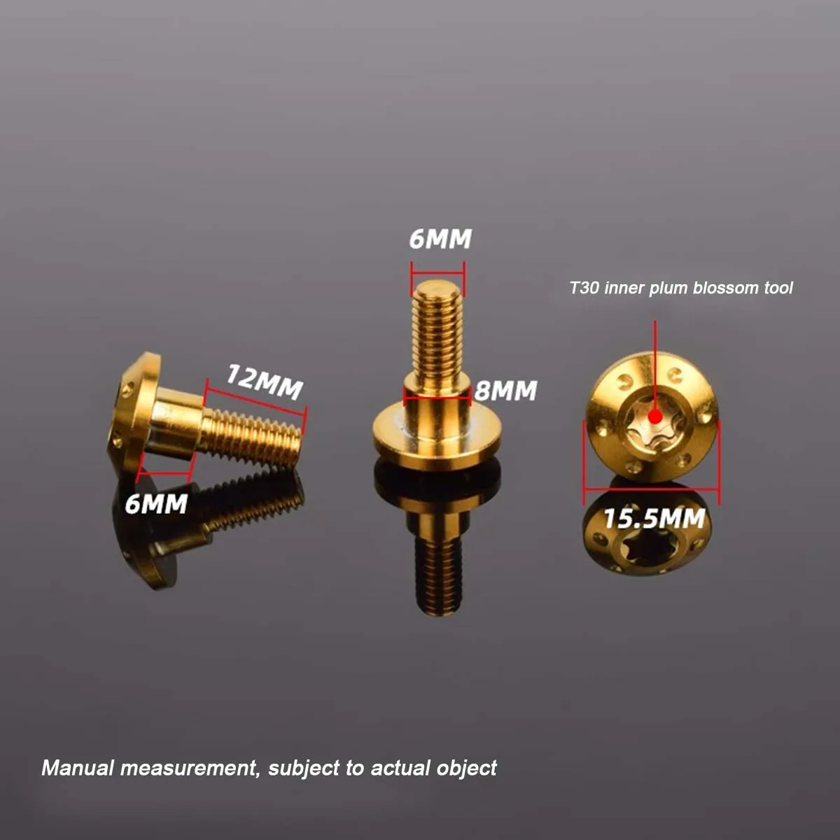 Modified Mudguard Windshield Screw M6 Step Cnc Stainless Steel