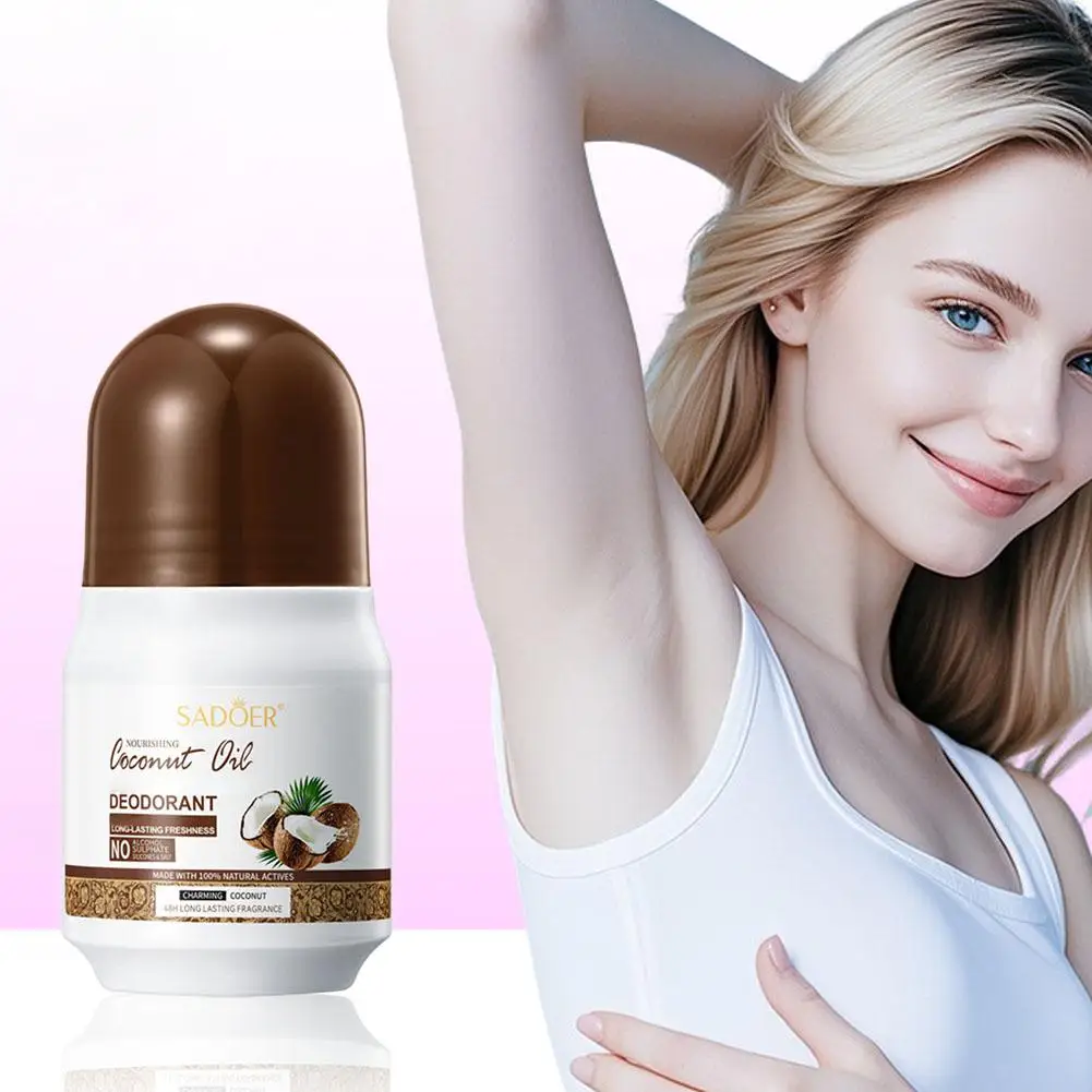 Coconut Body Deodorant Stick Sports Antiperspirant Cream with Fresh Fragrance Underarm Bad Smell Sweating Removal Body Care