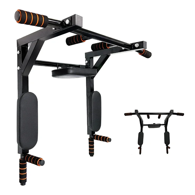 

Be suitable for Multifunctional Power Tower Wall-mounted Pull-up and Chin-up Dip Station Steel Metal Indoor Home Fitness Equipme