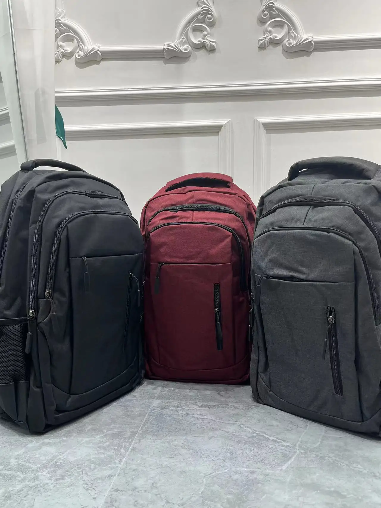 Large 15.6 Inch /17.3 Inch Laptop Backpack USB Men Computer SchoolBag Business Bag Oxford Waterproof Rucksack College Daypack