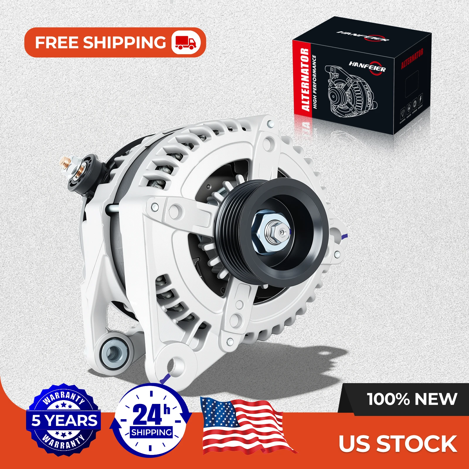 

160Amp 11240 Alternator For Jeep Liberty Dodge Nitro 2007-2010 V6 3.7L 6602914AD