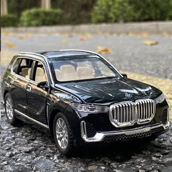 1:32 BMW X7 SUV Alloy Car Model Diecasts & Toy Vehicles Metal Car Model Simulation Sound and Light Collection Toy Gift