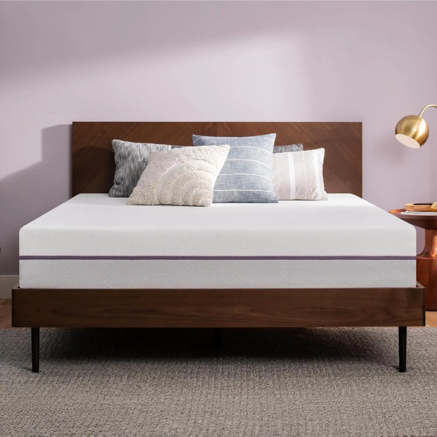 

Purple Mattress - Queen, Grid, Better Than Memory Foam, Temperature Neutral, Responsiveness, Breathability