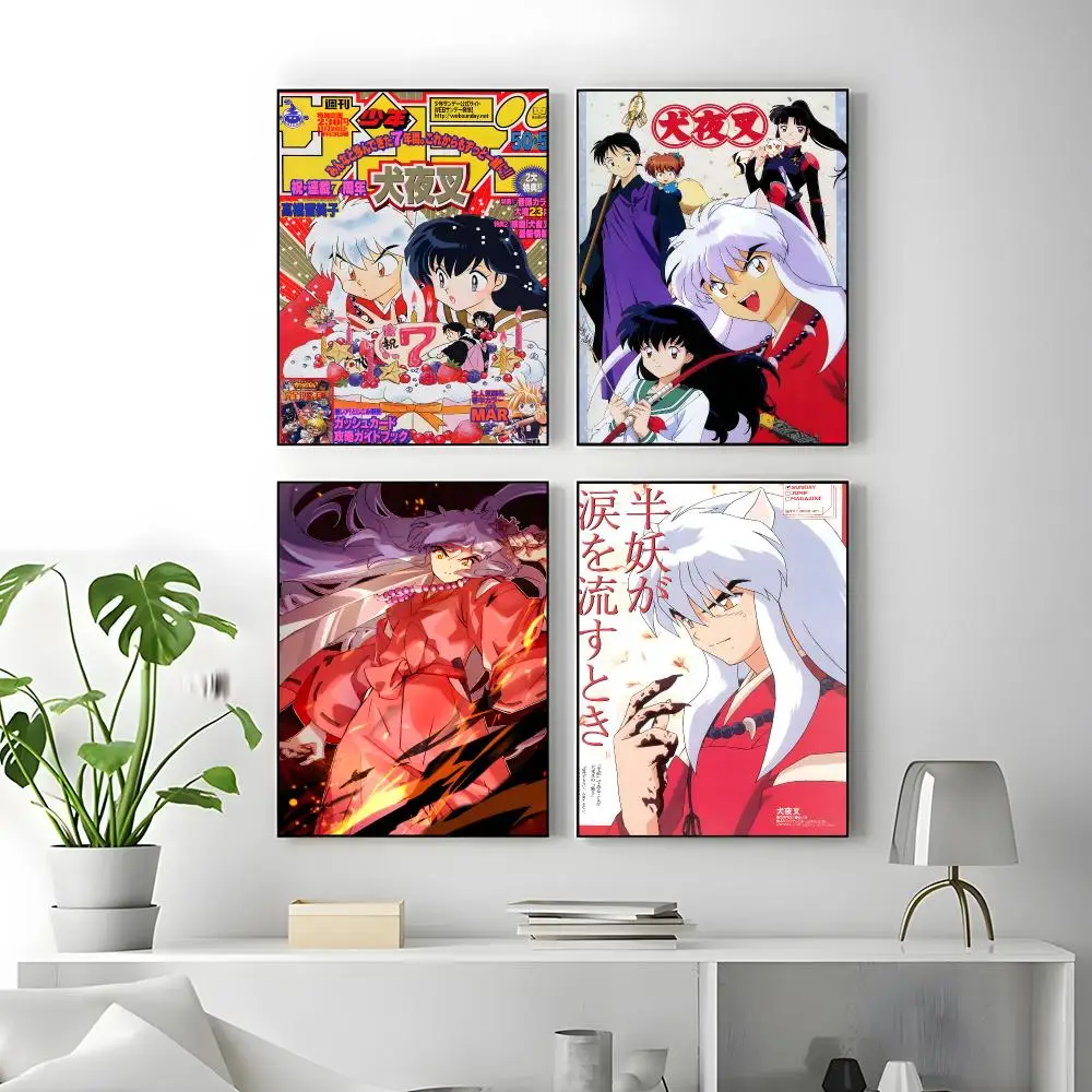 Anime Inuyasha Poster Poster High Quality Wall Art for Home Office Bedroom Living Room Perfect