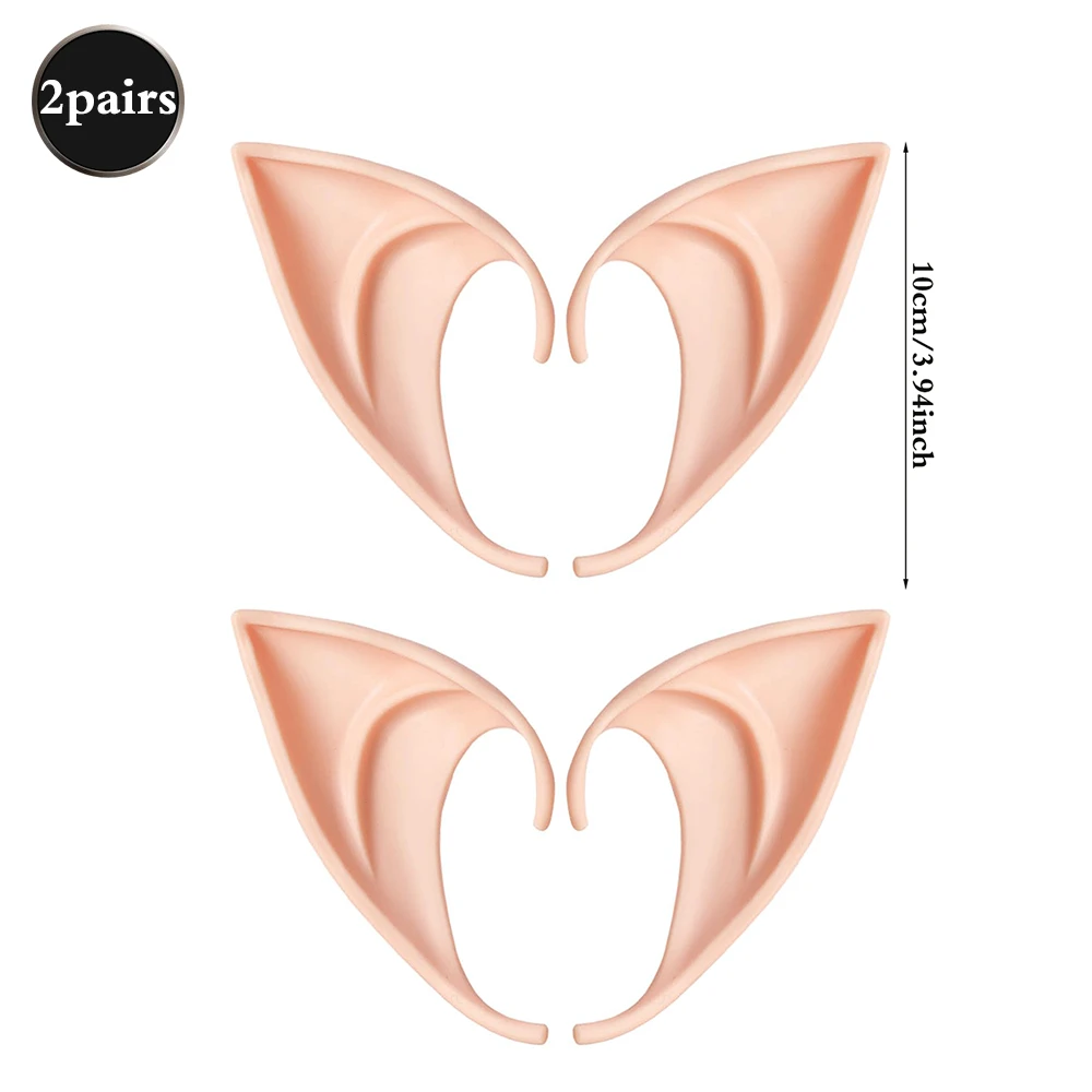 Cosplay Fairy Pixie Elf Ears for Halloween Parties