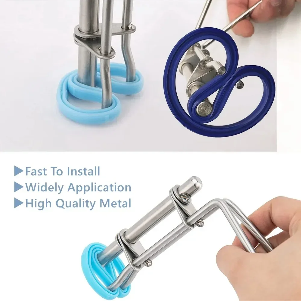 Universal S M L Stainless Steel Hydraulic Cylinder Piston Rod Seal U-cup Installer Tool 3pcs Boost Controller Repair Tool