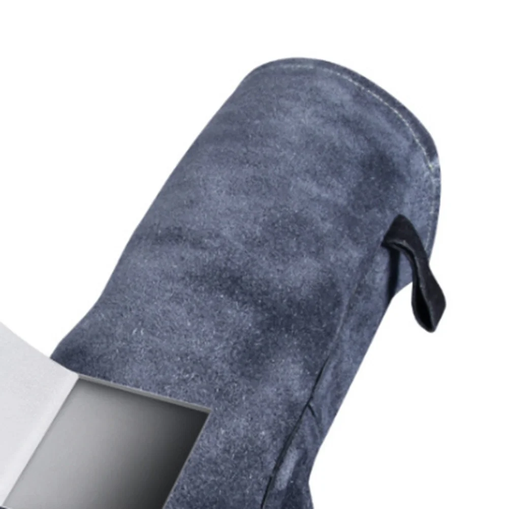 

1Pair Fire-Resistant Bbq Gloves Heat Protection for Grill Oven Fireplace Cooking Gloves Grey Black 16 Inch