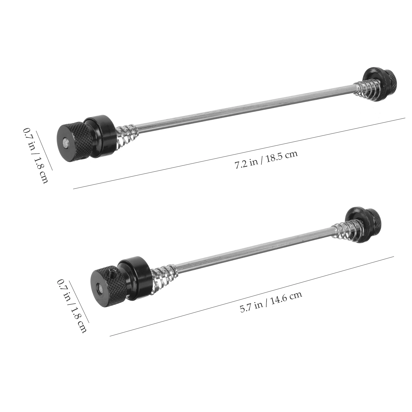 

1 set 1 Set Anti-Theft Locking Skewer For Mountain Wheels Quick Release Metal Universal Wheels Locking Replacement Part Cycling