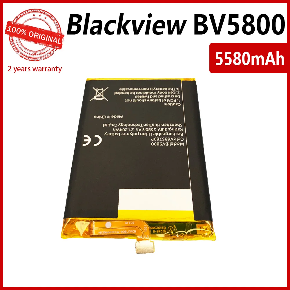 New Original 5580mAh Replacement Battery For Blackview BV5800 / BV5800 Pro High Quality Batteries With Free Tools