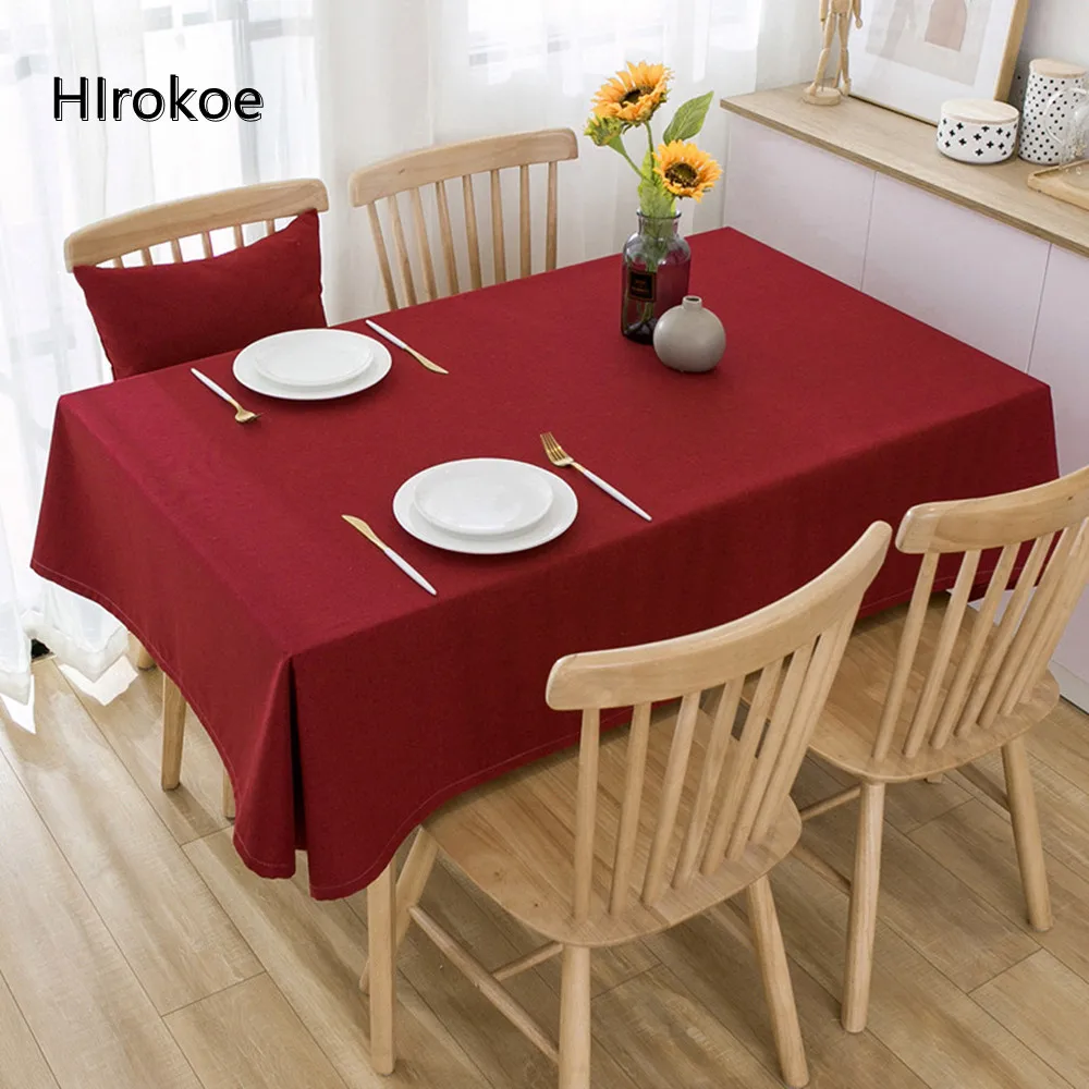 

New Year Red Tablecloth Wedding Festive Rectangular Tablemat Party Placemat Coffee Desk Cover Dining Decoration Table Runner