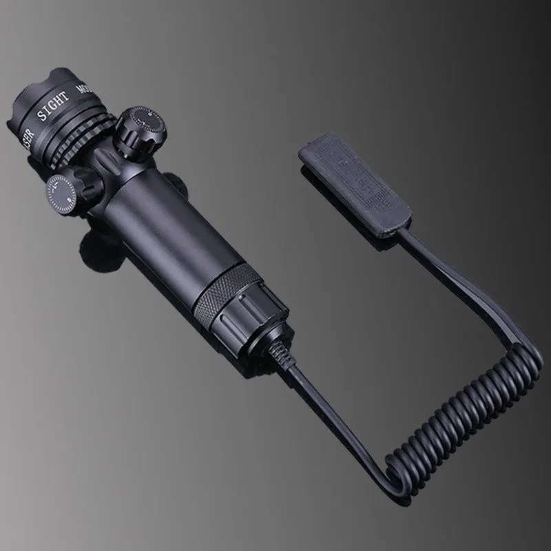 Tactical Laser Infrared Sight, Adjustable Positioning Device, Shock-resistant Metal Large Green Laser Tail Clip 2 Pieces