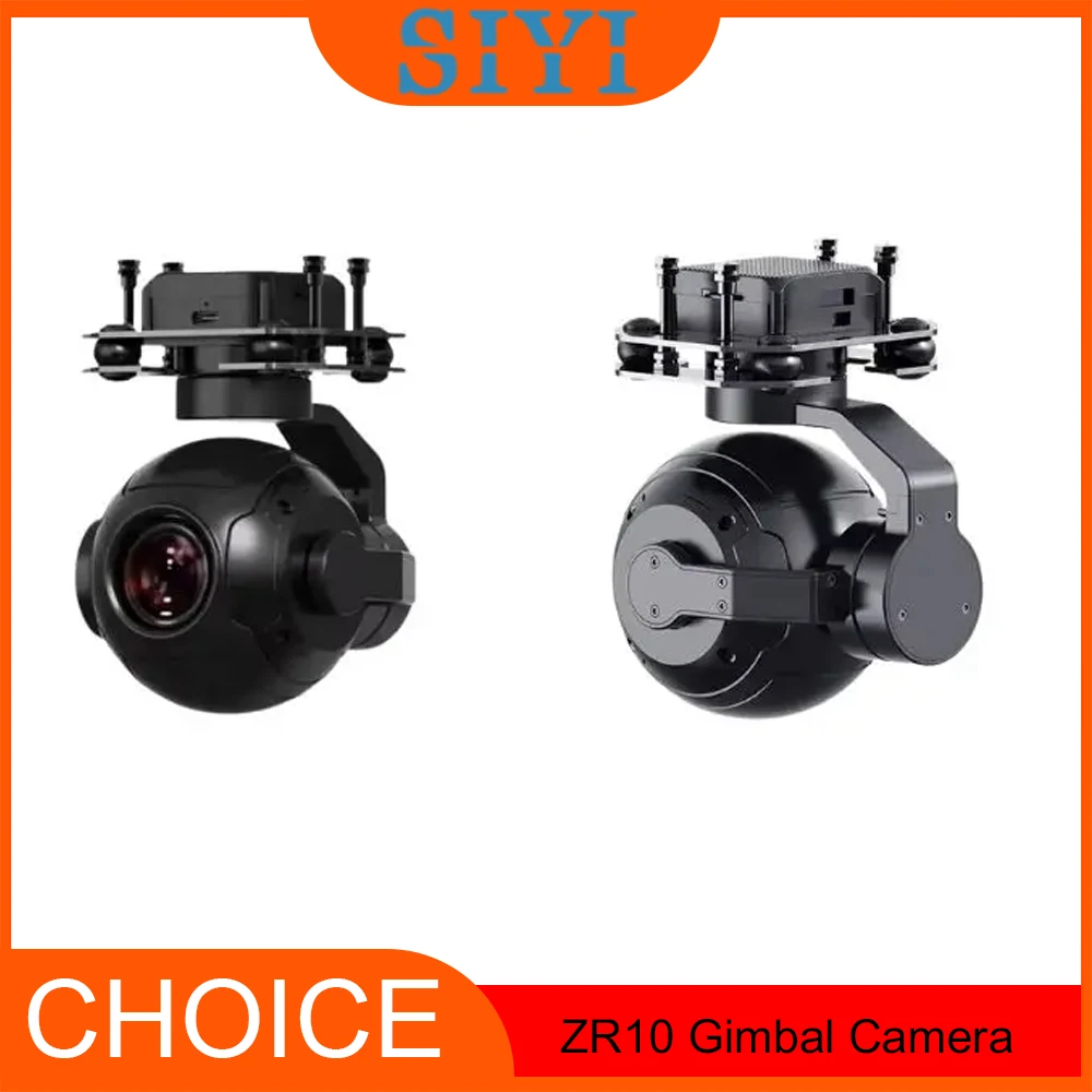 

SIYI New ZR10 3-Axis Gimbal Camera – 2K 4MP, 30X Hybrid Zoom, HDR Starlight Night Vision, Lightweight for Drones/Quadcopters