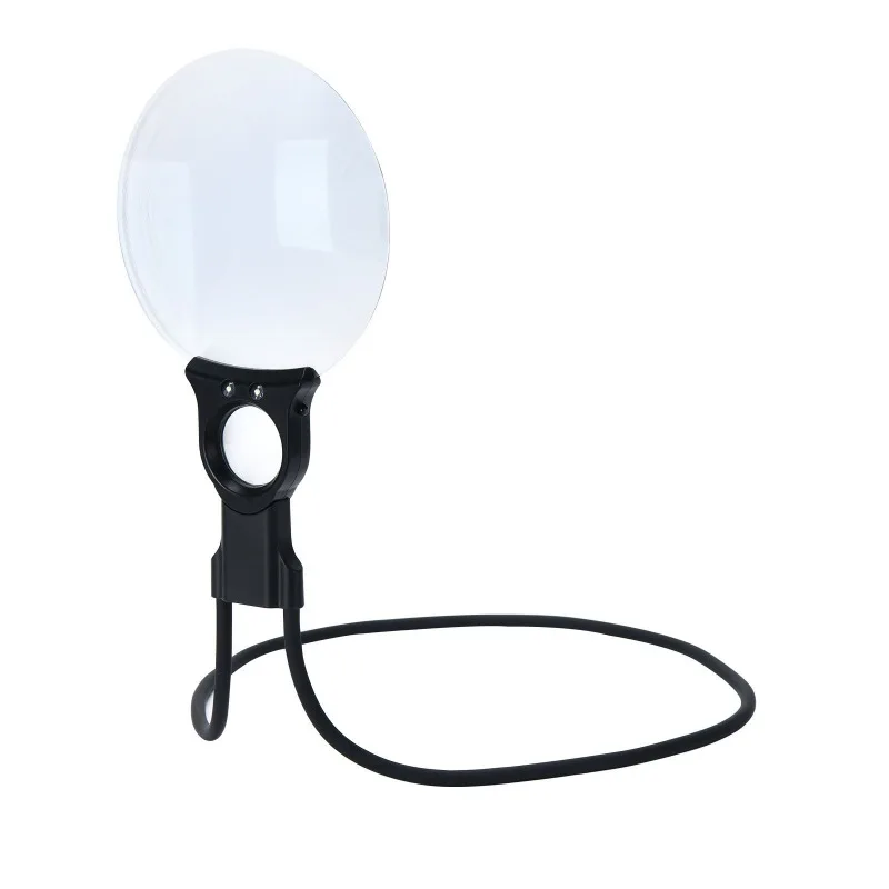 

Extra large high definition double mirror, blue light high magnification mirror head-mounted