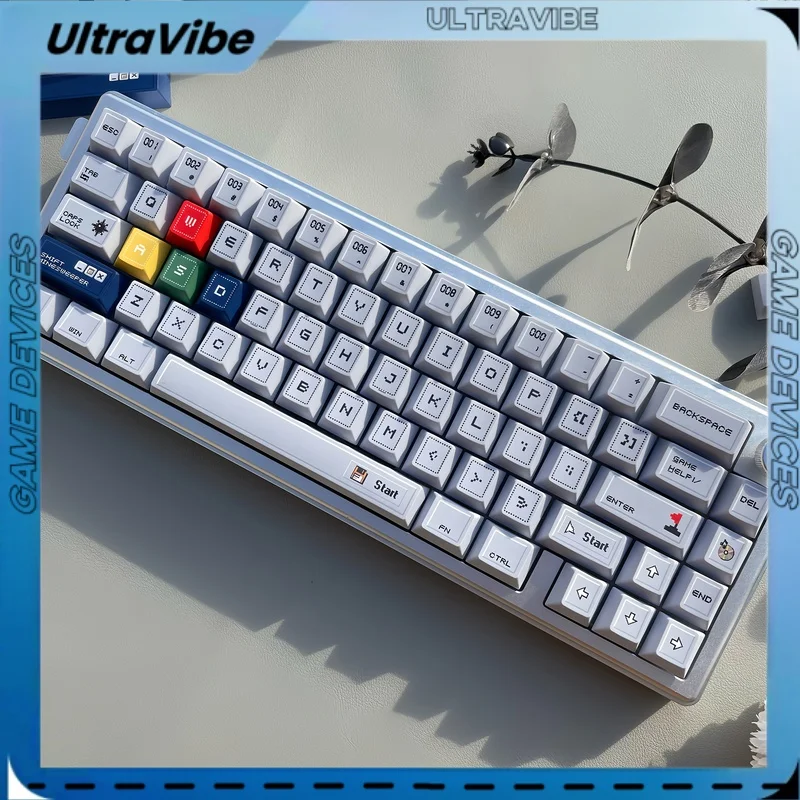 

Minesweeper Game Theme Keycaps 143 Key Cherry Height Pbt Five Sided Thermal Sublimation Mechanical Keyboard Keycaps