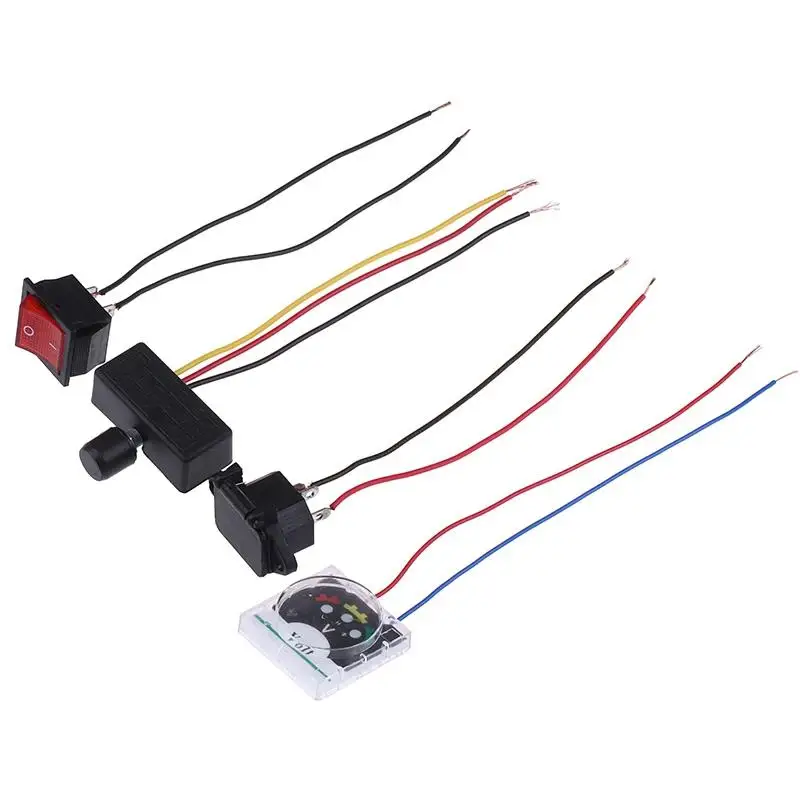 12V Sprayer Flow Control Switch Compact Size On/Off Button Adjustable Speed 1/3/4Pcs for Portable Sprayer Accessory Upgrade