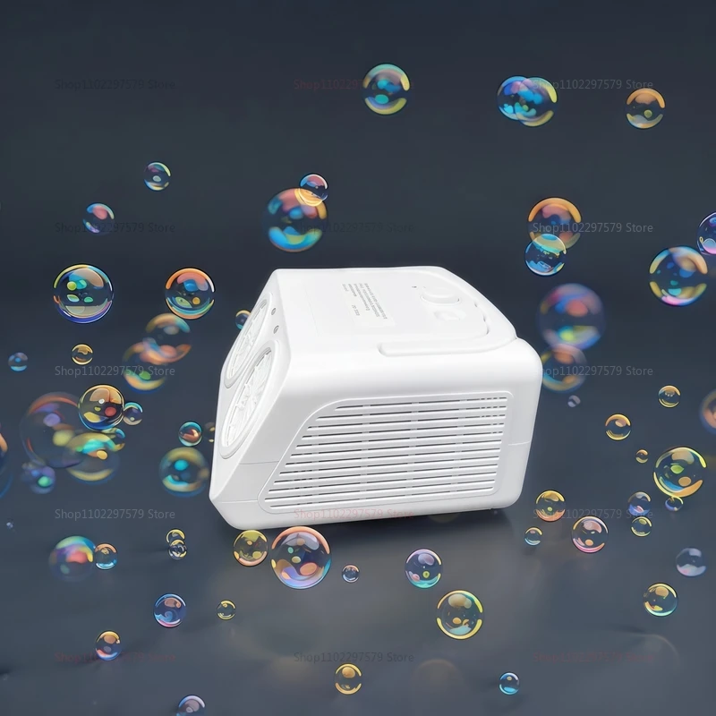 Macchina per bolle aggiornata con 2 impostazioni di velocità Giocattoli da esterno Bubble Bambini Festa di compleanno Matrimonio Carnevale Parco giochi Regali all'aperto