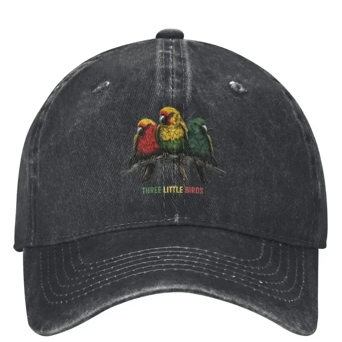 Boné de Beisebol Three Little Birds, Boné Trucker de Verão Bob Marley Reggae Jamaica, Bonés Hip Hop Unissex Masculinos Estilosos