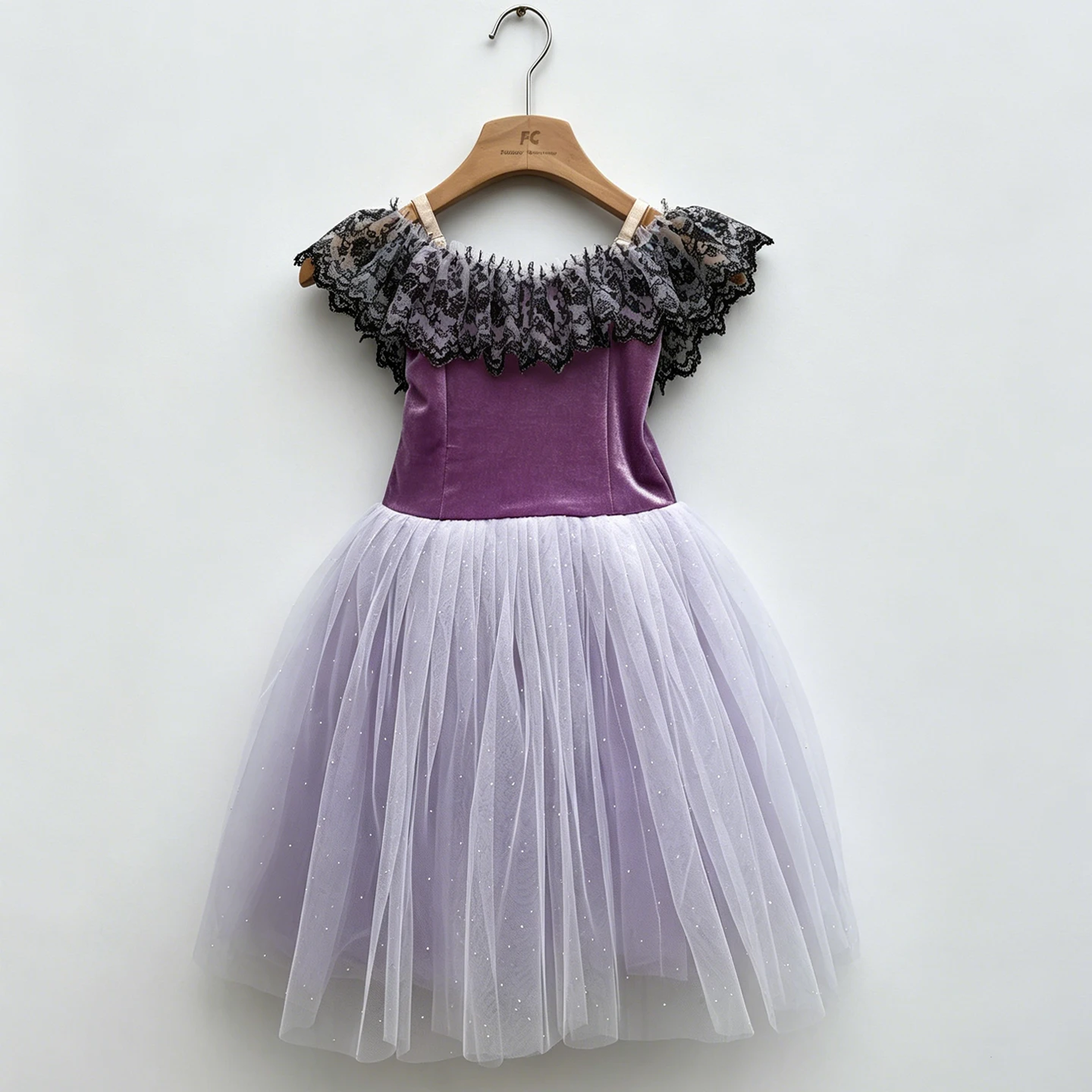 Children's Ballet Skirt Performance Clothing Purple Ballet Tutu Dress Competition Special Dance Long Gauze Skirt Adult Women