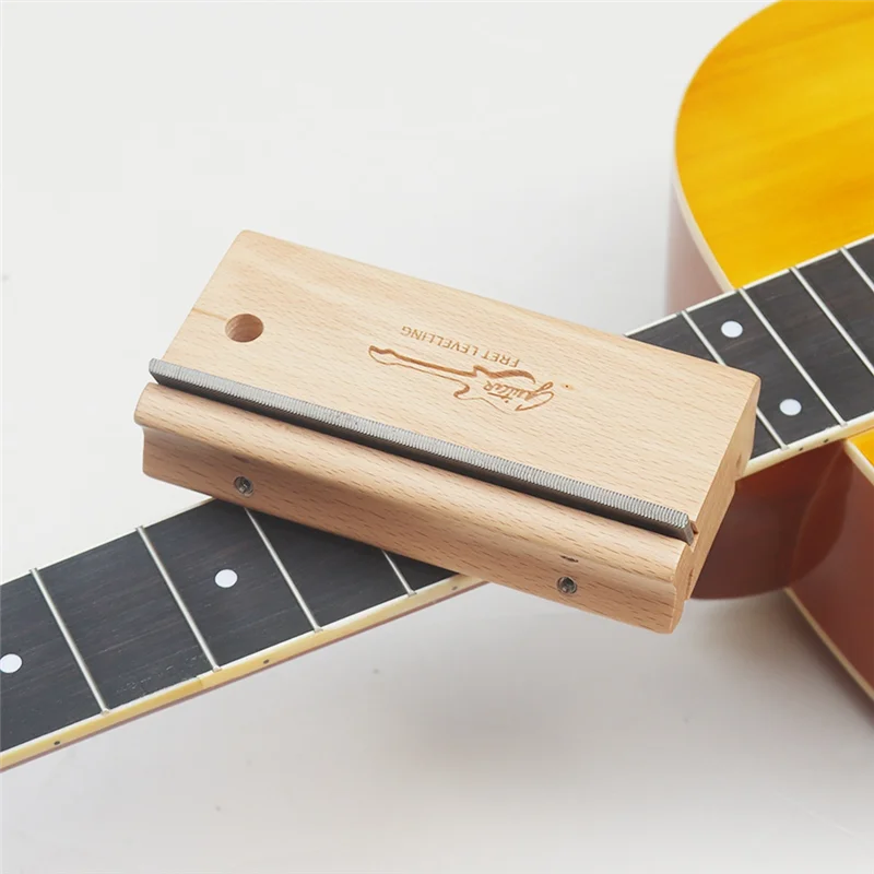 Guitar Fret End Dressing File 3/23/35 Degree Luthier File Tool Guitar Bass Fret End Dressing For Rounding-AT20