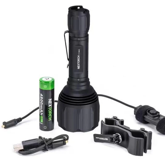 For Nextorch T7 Max Super Long Distance Hunting Torch Set 1km 1200 Lumen LED Flashlight for Searching for Hunting