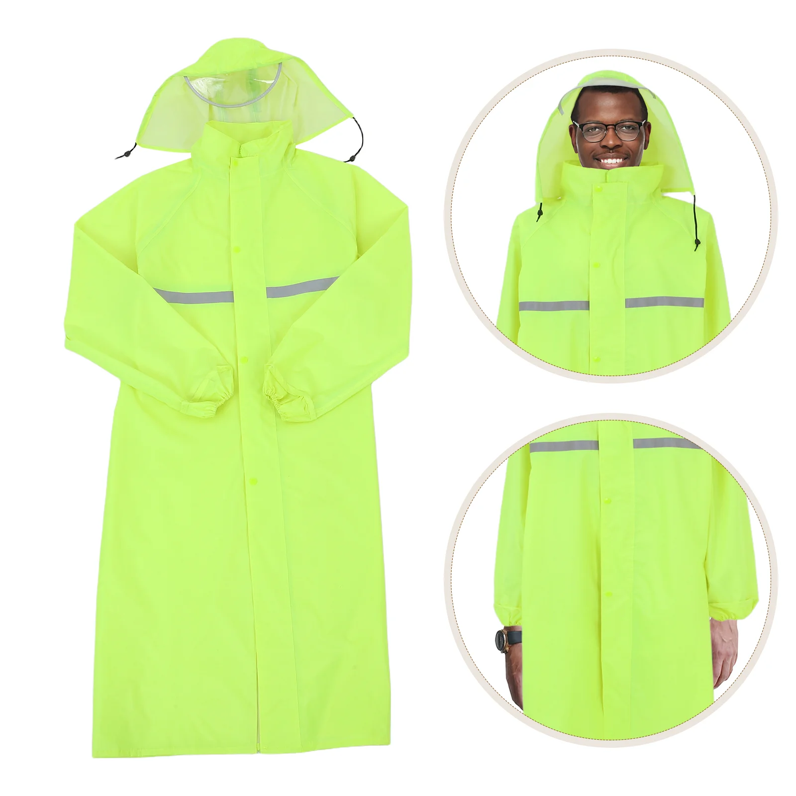 

Unisex Rain Poncho Raincoat Hooded Reusable Rain Coats Waterproof Raincoat Jacket for Hiking Camping and Outdoor