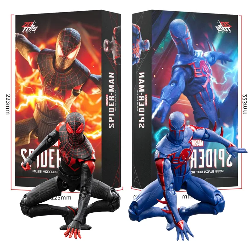 

ZD Toy Marvel Spider Man Miles Morales Spider Man 2099 Suit 1/10 Model Action Figure Adult Collectible Toy