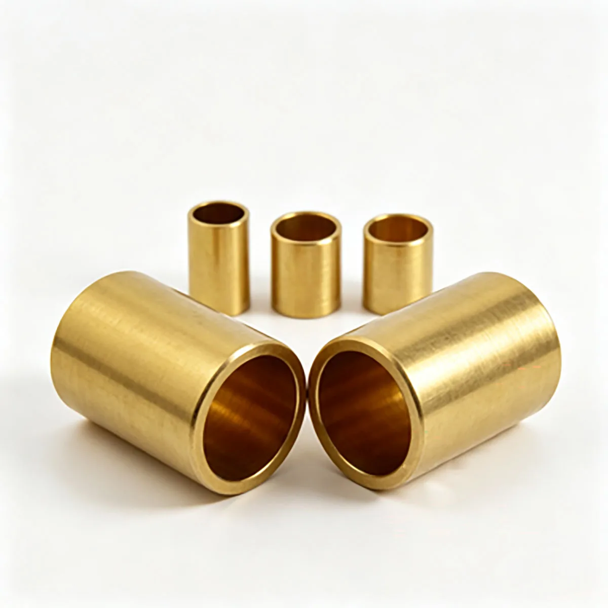 Precision Hollow Brass Capillary Tube Thin Thick Wall Straight Brass Sleeve Custom Size