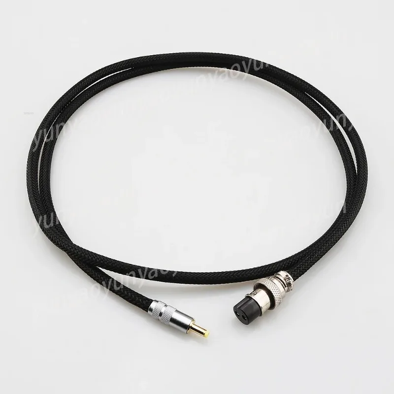 HI-End Silver Plate Wire 16-2 Pin to 5.5*2.1mm/2.5mm 3.5*1.3mm Cable Phono amplifier Linear power supply cable