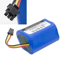 14.4V/14.8V Li-ion Battery For Liectroux Battery B6009 Q7000 Q8000 ZK808 DH860 Robot Vacuum Cleaner 18650 2600mAh/3200mAh