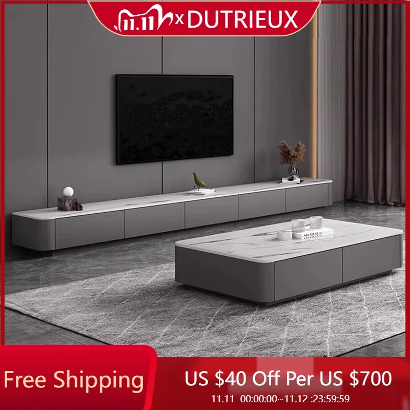 

Clear Wooden Tv Stands Large Events Salon Minimalist Luxury Design Nordic Tv Table Accent Muebles Para Tv Room Decorations