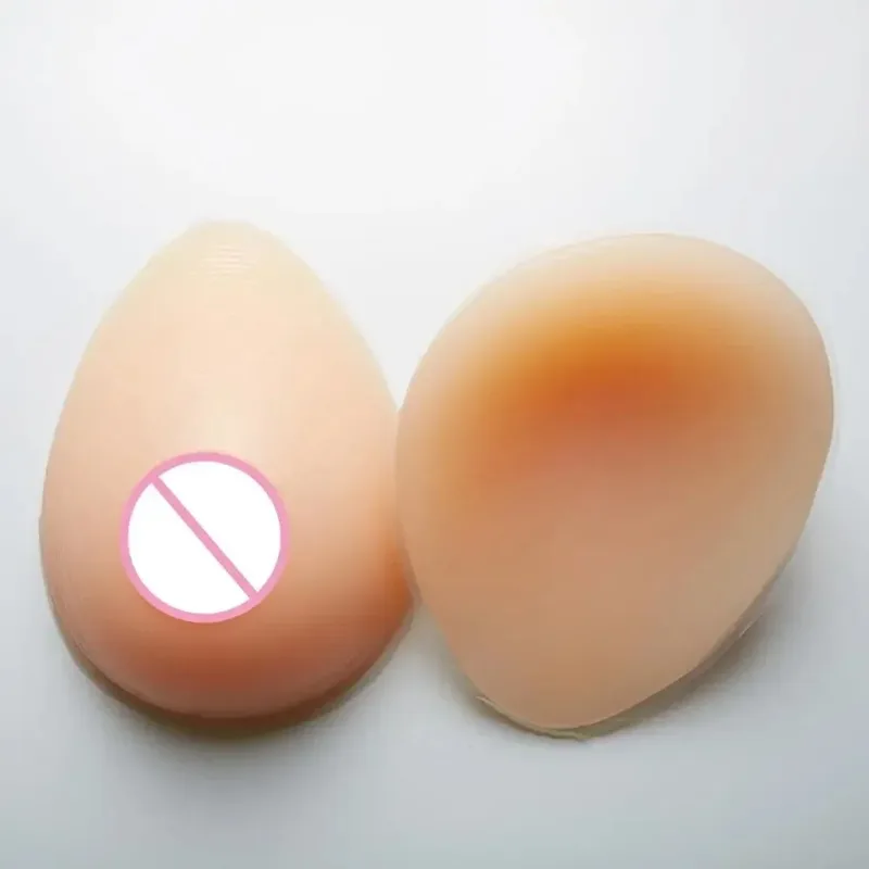 1pair Natural Look Tear Drop Silicone Breast Forms - Transform - Pair 1000g 800g 500g A B C D Cup for CD TS Drop Shipping image 6