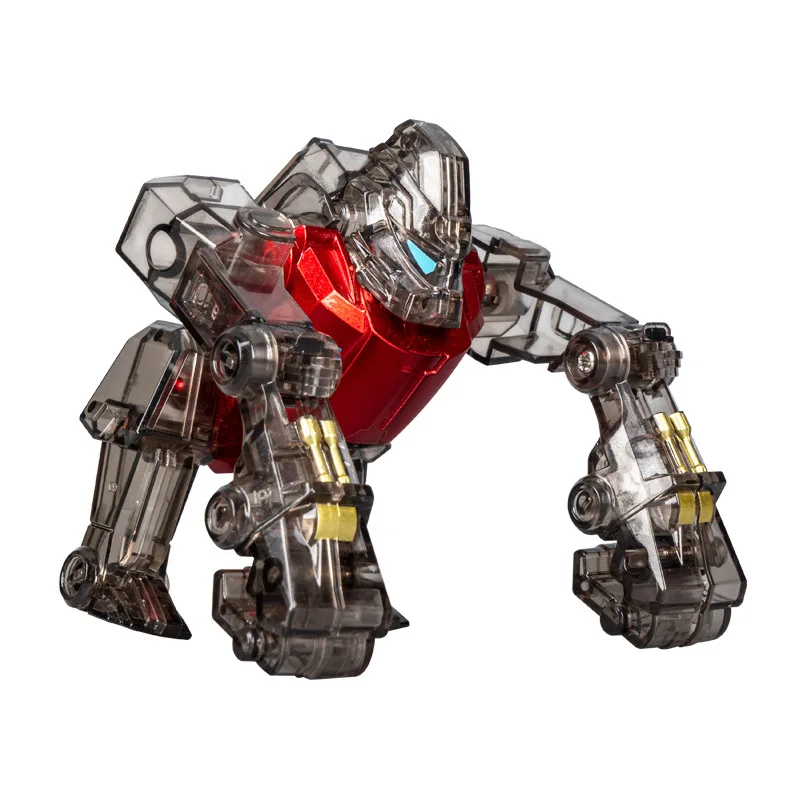 Crianças robô modelo liga animal gorila mecha brinquedo tubarão/crocodilo robô transformável 2 em 1 montagem besta mecha combinação conjunto