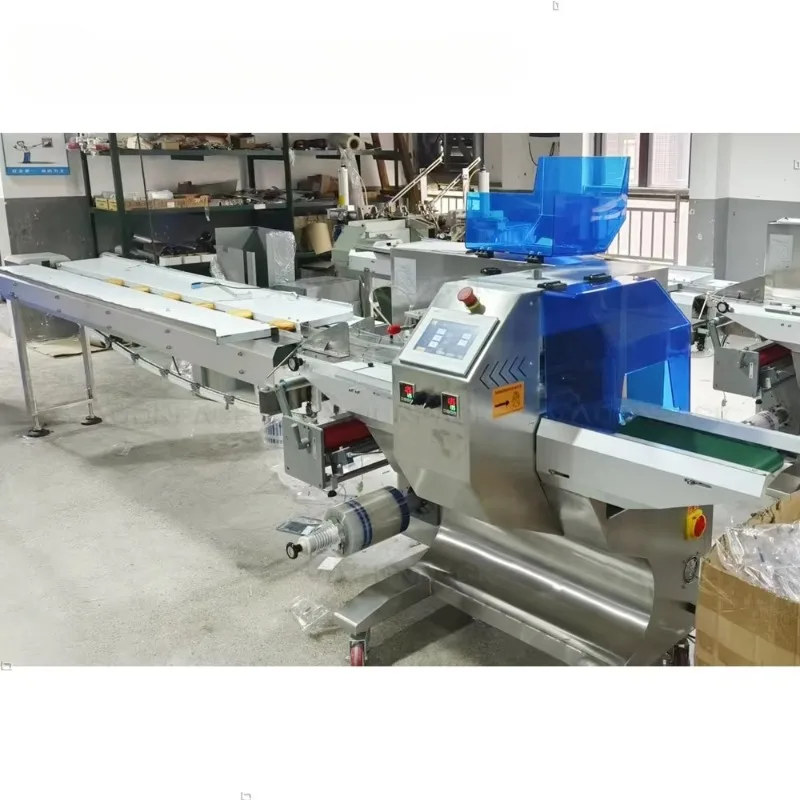 Custom Made Moonpack Pillow Packing Machine Automatic Soap, Bread, Disposable Tableware, Hardware Accessories Package Machine