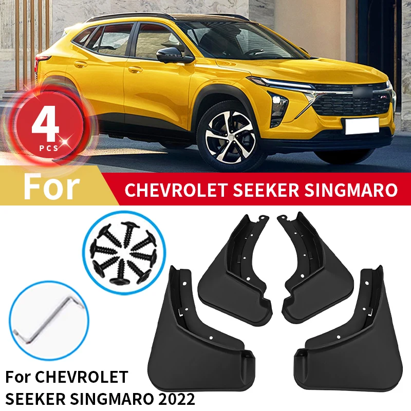 

4pcs Mudguards For Chevrolet SEEKER Singmaro 2022 2023 Rear Wheel Mud Flaps Car Accessories Splash Guards Mud Fenders Mudflaps