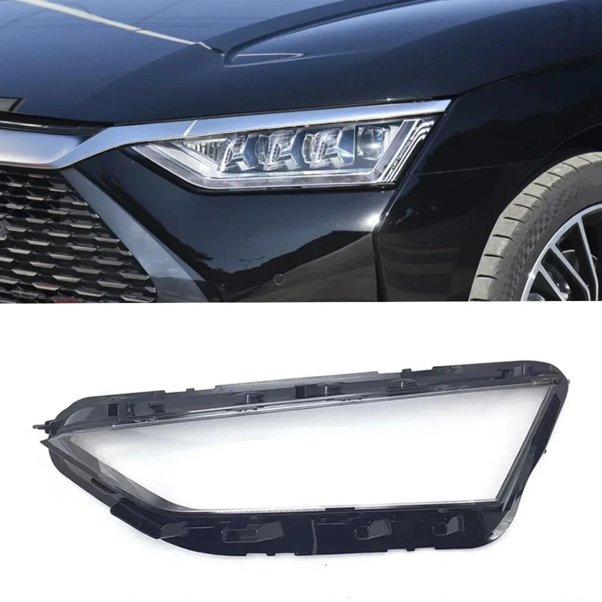 

For BYD Han DM 2020 2021 2022 Headlamp Cover Transparent Shade Headlight Shell Lens Plexiglass Replace Original Lampshade