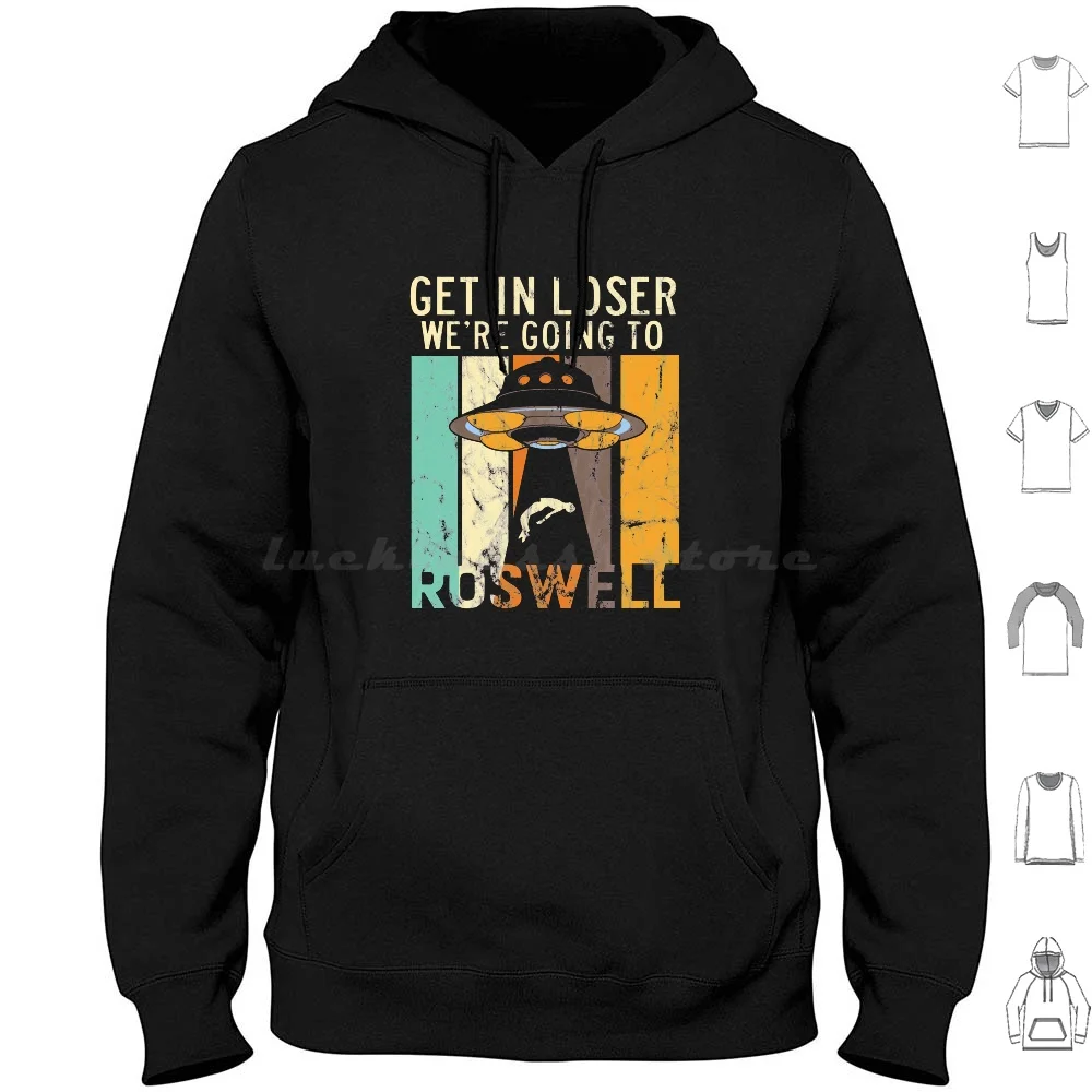 

Roswell Ufo Shirt | Ufo Shirt | Funny Shirt | Cover Up Landing Retro Hoodie cotton Long Sleeve Ufo Funny Area 51