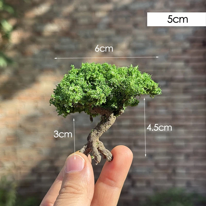 Bergpijnboommodel Hoogwaardig Miniatuur Draadboomveld Landschap Militair Zandtafelmateriaal Trein Spoorlijn Lay-Out