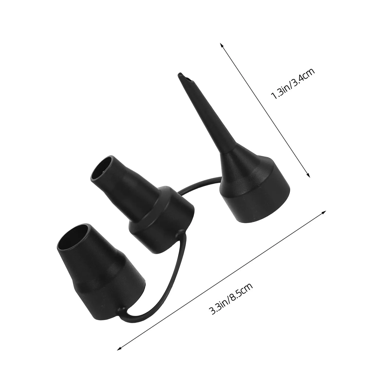 16Pcs Inflatable Pump Nozzles: Heavy Duty Plastic Replacement Nozzles for Air Mattress Pool Sofa - Efficient Fast Inflation Pump